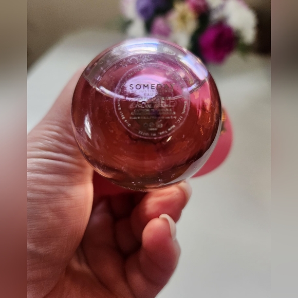 Pink and Purple Flower Perfume Bottle - Picture 4 of 5